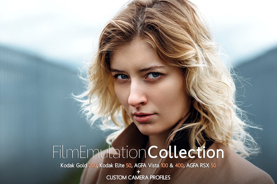 电影级别调色滤镜Lightroom预设Film Emulation Presets for Lr & Ps
