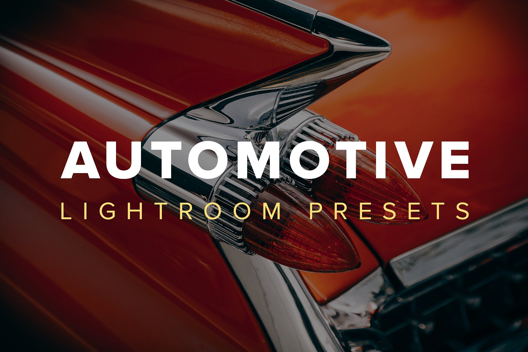 汽车材质质感调色滤镜Lightroom预设Automotive Presets