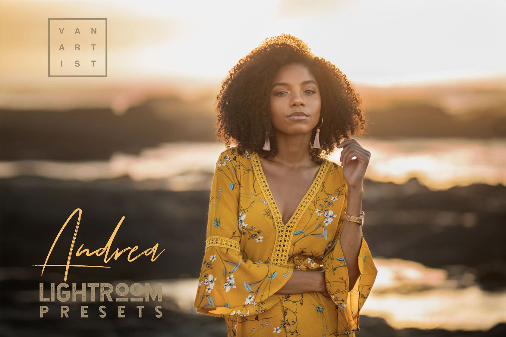 自然光照太阳光线效果柔和色调Lightroom预设 Andrea Portrait Presets