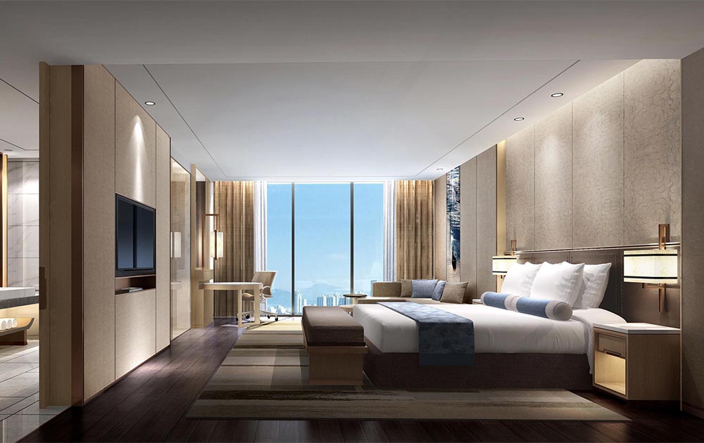 CCD-长沙三景韦尔斯利酒店样板房（施工图+效果图+物料表）