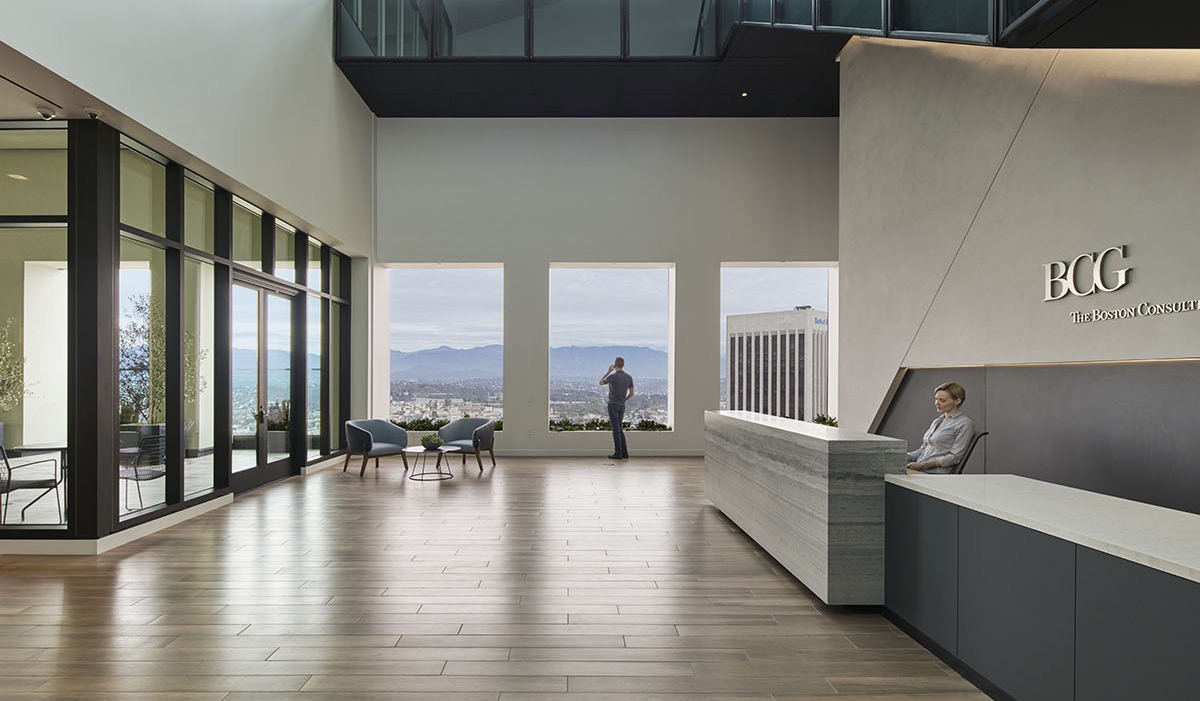 Boston Consulting Group公司位于加利福尼亚州洛杉矶的新办公室设计Inside Boston Consulting Group’s Modern Los Angeles Office