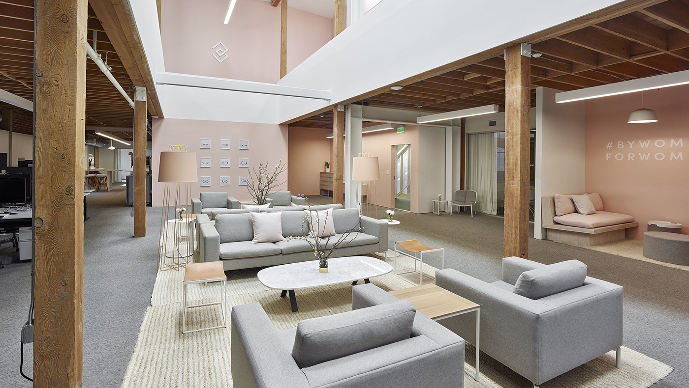 ThirdLove公司位于旧金山的新办公室设计(A Look Inside ThirdLove’s New San Francisco Office)