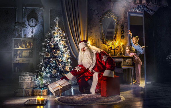 圣诞老人儿童照片后期编辑视频教程(含PSD文件)-Video_lesson “Christmas photo edit” – Dmitry Usanin