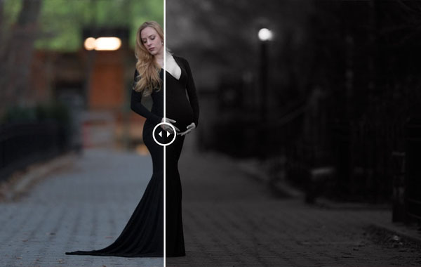 Black and White Maternity — Meg Bitton