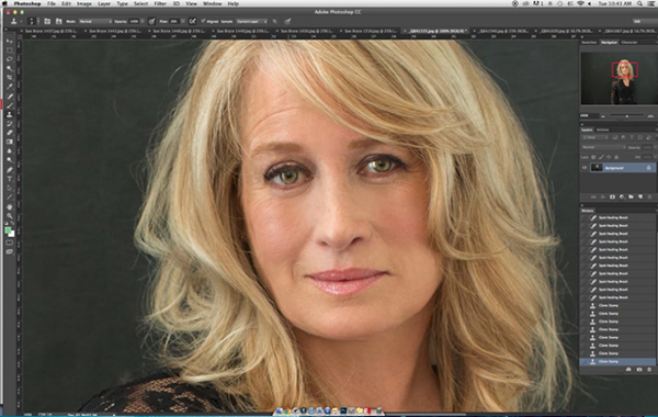 Editing A Mature Face with Sue Bryce