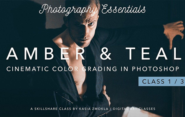 Cinematic Color Grading in Photoshop – Amber & Teal