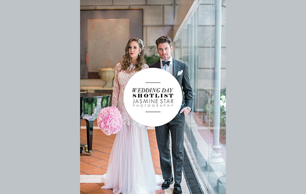 Wedding Day Shot List – Jasmine Star