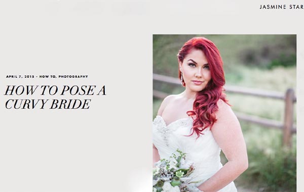 Wedding Photography: Posing Curvy Brides by Jasmine Star