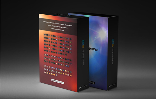 135组REAL光线叠加和PS动作包-艺术照明合集-Art Illumination Pack – LiveClass Commune