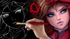 角色艺术学校:完整的绘画课程-Character Art School: Complete Coloring and Painting Course