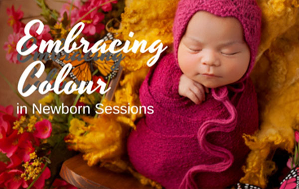 婴儿新生儿摄影颜色视频教程-Embracing Color in Newborn Sessions by Claudia Aguilar -The Milky Way