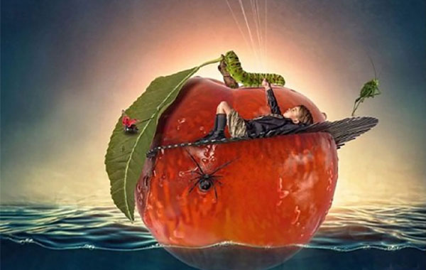PS合成视频教程-小男孩大海桃子-Tara Lesher – James & The Giant Peach