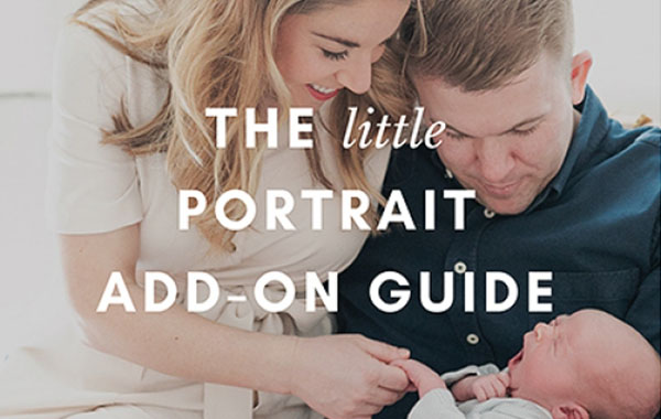 人像拍摄套餐PSD模板-The Little Portrait Add On Guide