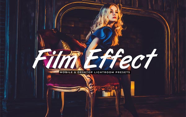 电影胶片效果LR预设调色滤镜手机版&电脑版-Film Effect Mobile Desktop Lightroom Presets