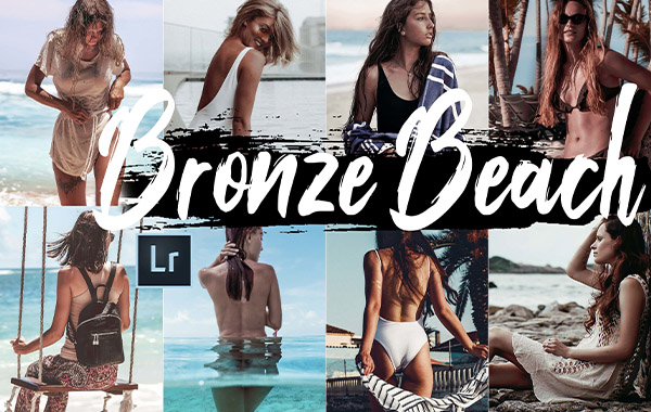 5种古铜色海滩PS动作,ACR和LUT预设集合-5 Bronze Beach Photoshop Actions, ACR, LUT and Lightroom Presets