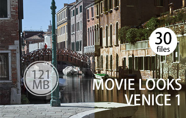 80年代老旧电影色调3D LUTs预设-MOVIE LOOKS : Venice