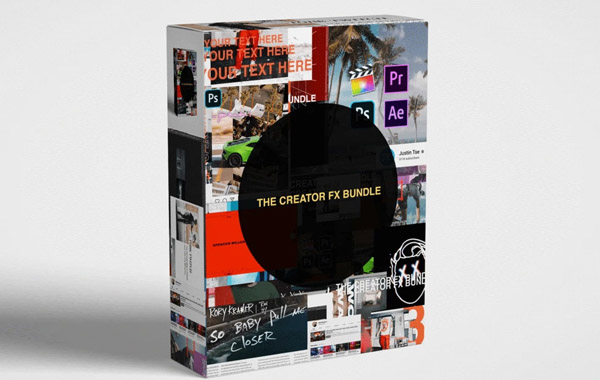 品牌宣传电视广告音乐MTV社交等LR预设调色PS/PR/FCPX 达芬奇LUT视频滤镜-The Creator FX Bundle