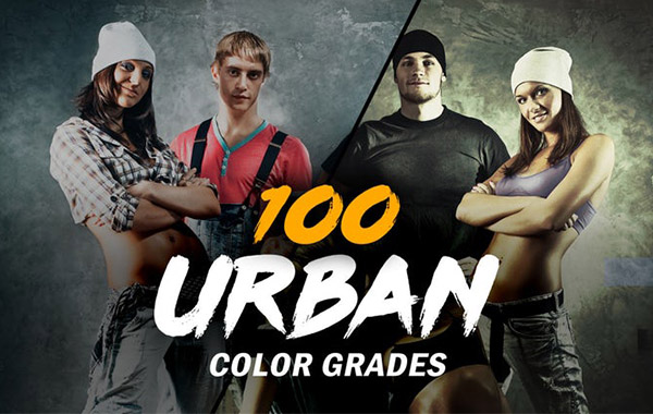 100组After Effects模板LUT调色预设-Urban Color Grades