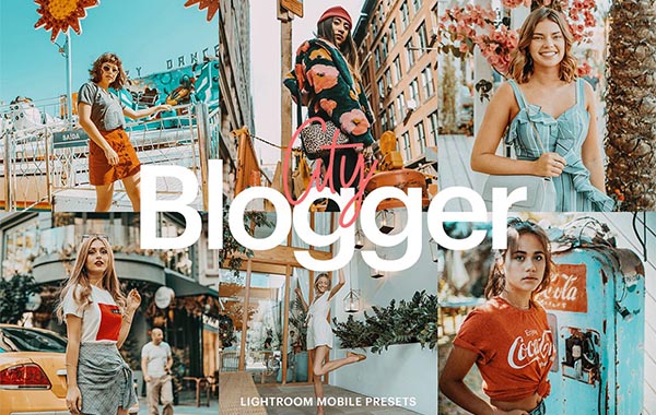 城市博客人像婚礼旅拍食物手机LR预设调色滤镜-Lightroom Preset-Blogger City Theme