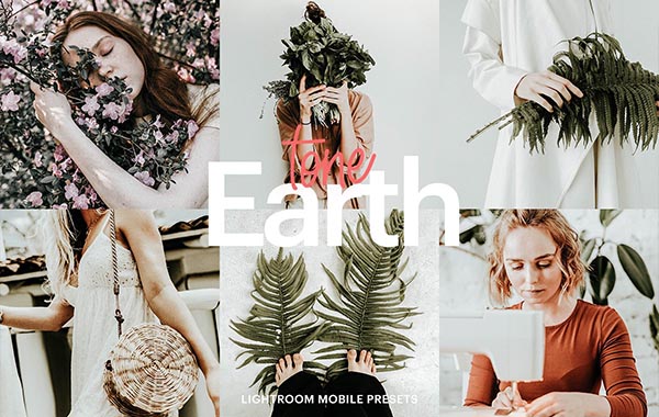 自然泥土色调人像婚礼旅拍食物手机LR预设调色滤镜-Lightroom Preset-Earth Tone Theme