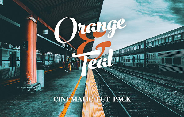 橙色和深青色PS/PR/AE/FCPX 达芬奇LUT视频调色滤镜-Orange and Teal LUTs Pack by Navpreet Singh