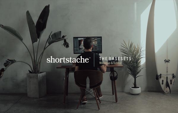 干净清洁电影哑光LR预设调色滤镜(含视频教程)-The Basesets-Shortstache