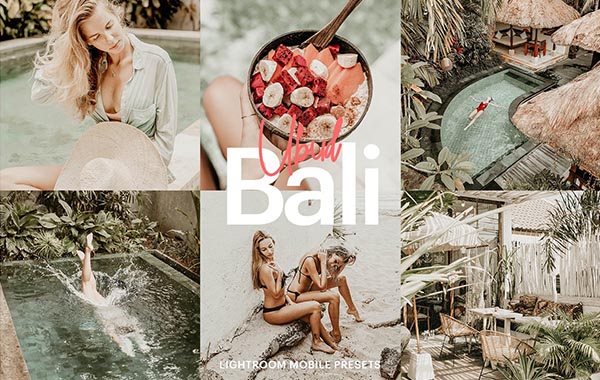 巴厘岛乌布人像婚礼旅派LR预设调色滤镜-Lightroom Preset-Ubud Bali Theme