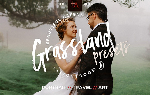 草原绿色增强LR预设调色PS/PR/FCPX 达芬奇LUT视频滤镜-Grassland 3D LUTs