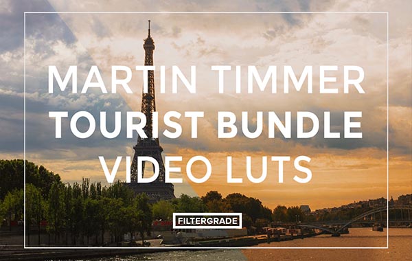 暖色旅拍婚礼人像LR预设调色PS/PR/FCPX 达芬奇LUT视频滤镜-Martin Timmer Tourist Bundle Video LUTs-FilterGrade