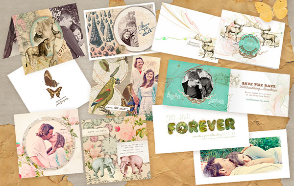 PSD模板-情侣自然之爱Save The Dates: Natural Love