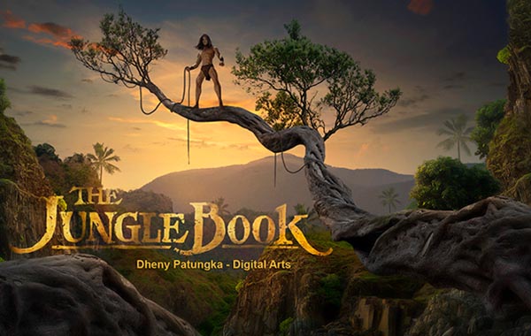 Photoshop图像合成教程-The Jungle Book by Dheny Patungka