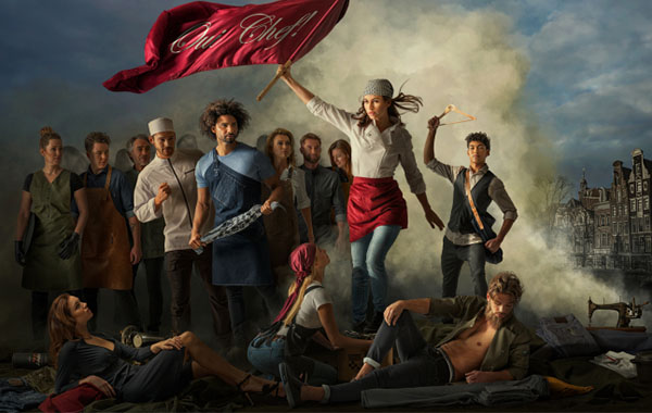 PS照片合成-为你的客户创建数字绘景摄影视频教程-Creating a ‘Painting’ for a client with Adrian Sommeling