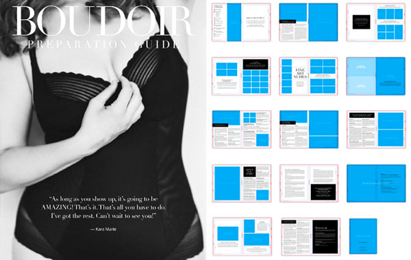 私房摄影拍摄准备前客户指南-PSD模板-Boudoir Prep Guide