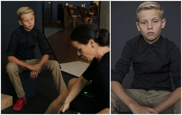 男孩拍照姿势摄影视频教程-Flow Posing Boy – Sue Bryce Education