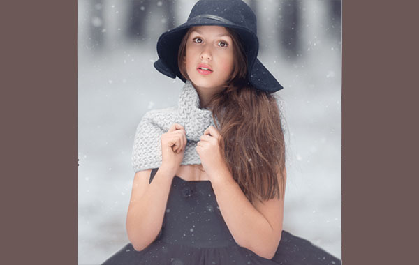 女孩照片摄影后期处理视频教程-Meg Bitton — Paint It Black: Post Processing
