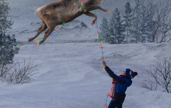 驯鹿飞行PS合成技巧视频教程-Photographers Unleashed – Reindeer Flight Composite Training