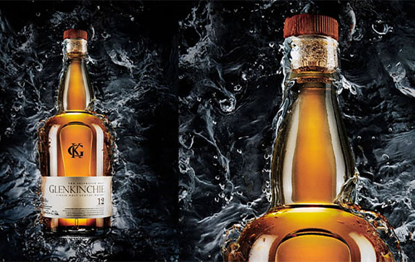 产品摄影-酒水拍摄视频教程-水中的威士忌-Whiskey Bottle in Water by Ivo de Kok