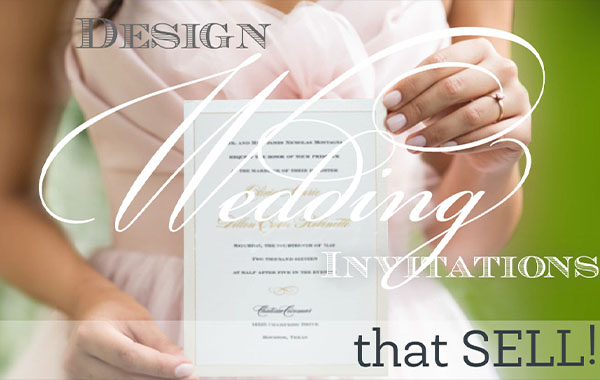 结婚请柬的设计及售卖视频教程-Design Wedding Invitations That SELL with Alma Vasquez