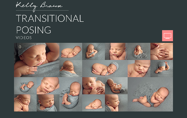 新生儿拍照姿势摄影视频教程-Newborn Posing: Transitional Posing by Kelly Brown