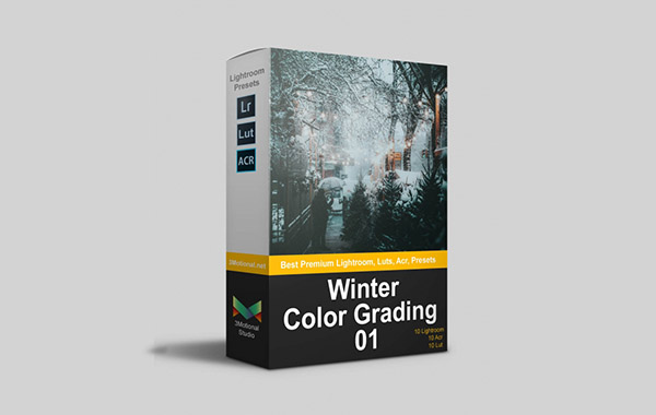 冬季主题PS/PR/AE/FCPX 达芬奇LUTS视频滤镜-Winter Theme Color Grading Collection 01