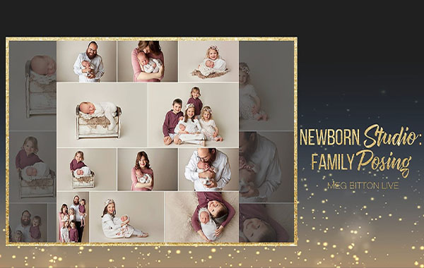 新生儿摄影视频教程-家庭摄影姿势-Newborn Studio: Family Posing