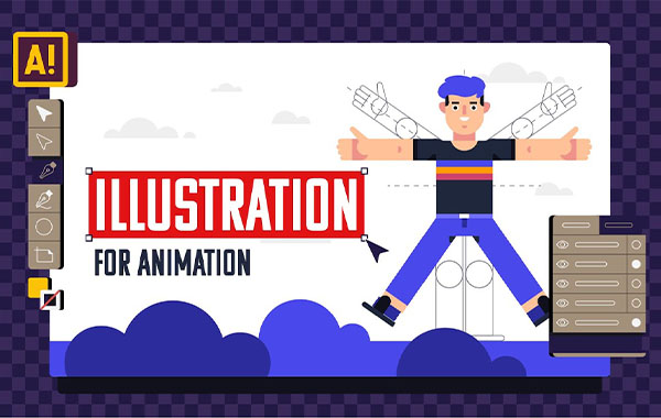 AI卡通画绘视频教程-Motion Design School – Illustration for Animation (Updated 02 June 2020)