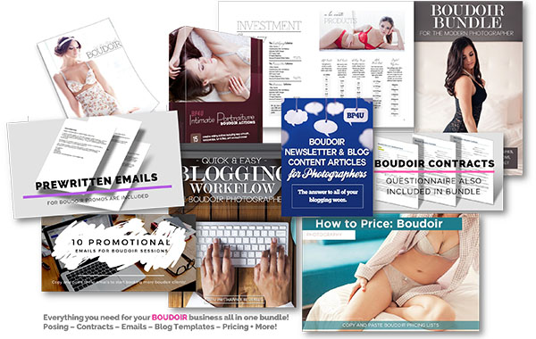 私房摄影产品全套指南-*BRAND NEW BUNDLE* The Complete Boudoir Product Collection