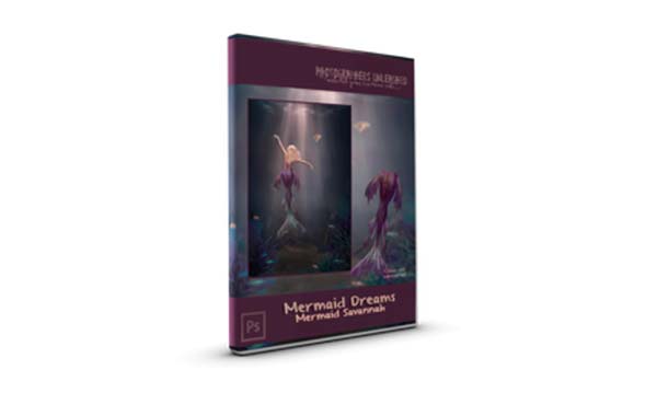 PS美人鱼合成编辑视频教程-Photographers Unleashed Composite – Mermaid Dream