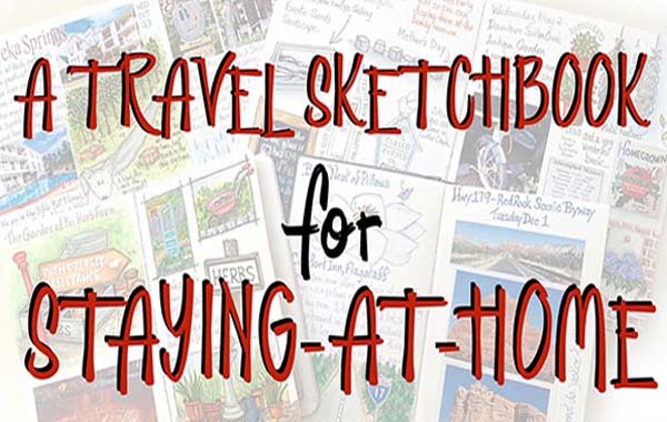 待在家里创建旅行素描速写本-A Travel Sketchbook for Staying at Home with Jessica Wesolek
