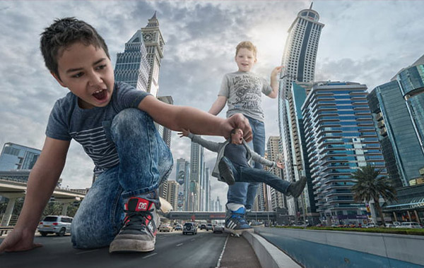PS合成视频教程-城市小孩巨人-Giants in Dubai FULL tutorial by Adrian Sommeling