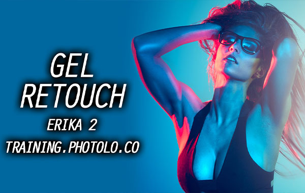 人像彩色凝胶后期修饰处理视频教程-Gel Retouch – Erika 2 Gel Retouch – Erika 2