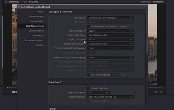 达芬奇色彩管理工作流程的解决方案-Color Management Workflow In Davinci Resolve by Lee Lanier