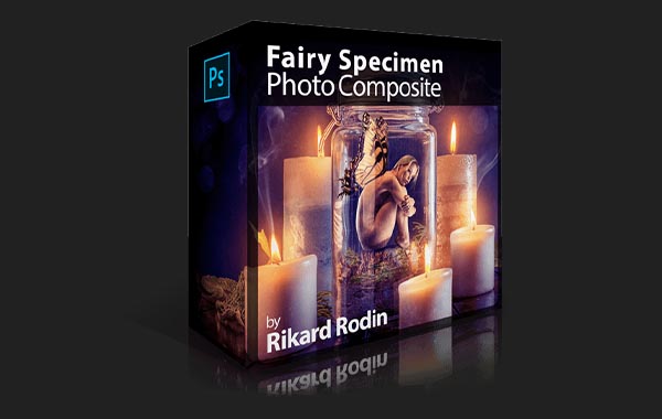魔幻风格照片PS合成视频教程-Fairy Specimen Photo Composite by Rikard Rodin