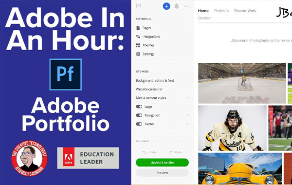 Adobe Portfolio使用视频教程-Adobe In An Hour: Adobe Portfolio by Jeremiah Baumann